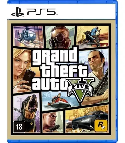 Grand Theft Auto V  Standard Edition Rockstar Games Ps5 Fsico